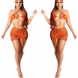 Print Bikini Swim Set