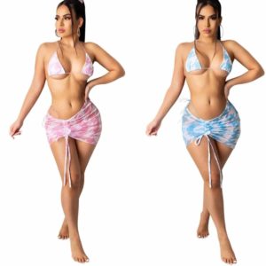 Print Bikini Swimsuit Set