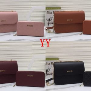 Gu_cci bag with wallet