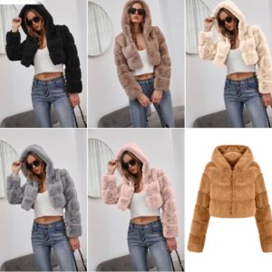 Faux fur coat