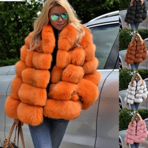 Faux fur coat