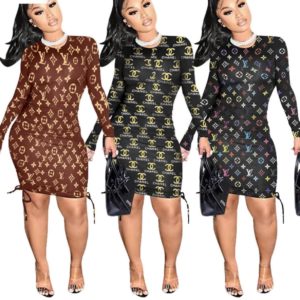 L_V and Cha_nel Dress