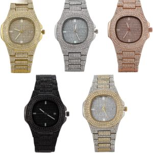 Hip-hop quartz watch