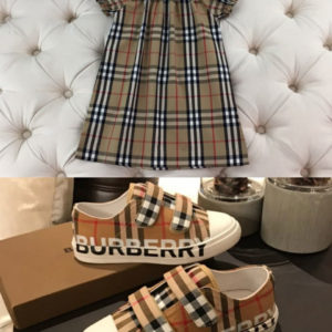 Kids Burberry Dress Set