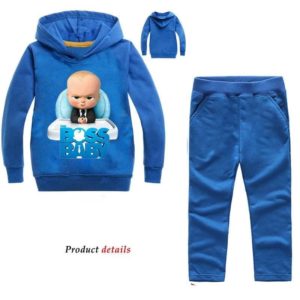 Kids Long Sleeve Hooded Cartoon